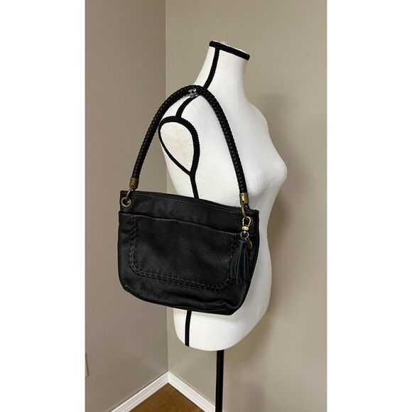 The Sak black pebble leather shoulder bag - Picture 1 of 9